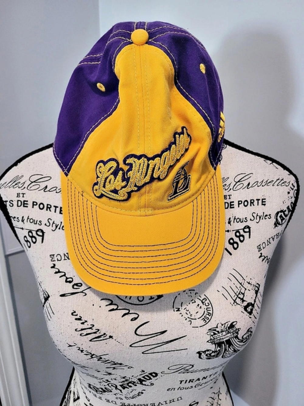 Adidas Los Angeles Lakers Purple & Yellow Hat